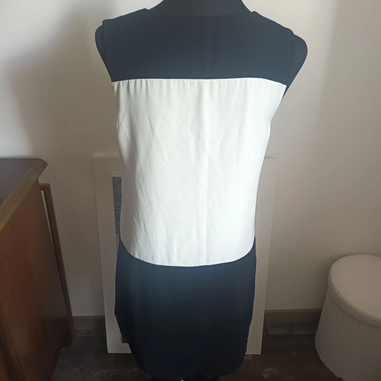 Stunning two-tone chic & glamour lined ETAM dress - Size 38 – photo 4